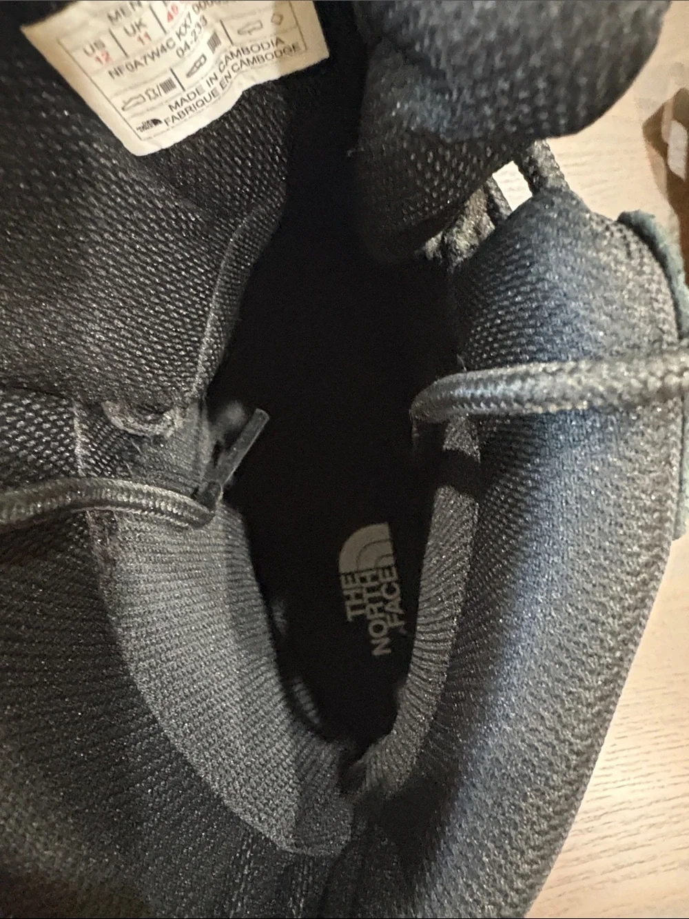The North Face Black Lace-Up Winter Boots